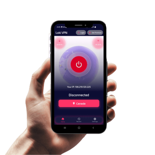 LokiVPN App on Phone